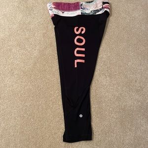Lululemon Soul Cycle Cropped Leggings